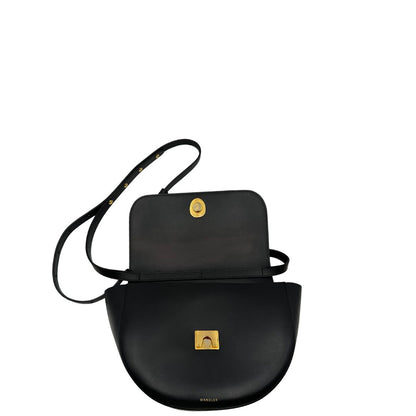 Borsa Wandler billy in pelle nera con hardware dorato. Indossabile a tracolla. Originale, usata, di lusso in ottime condizioni.