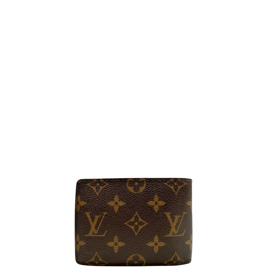 Portafoglio LV in canvas marrone monogram, di lusso, originale, ottime condizioni, usata.
