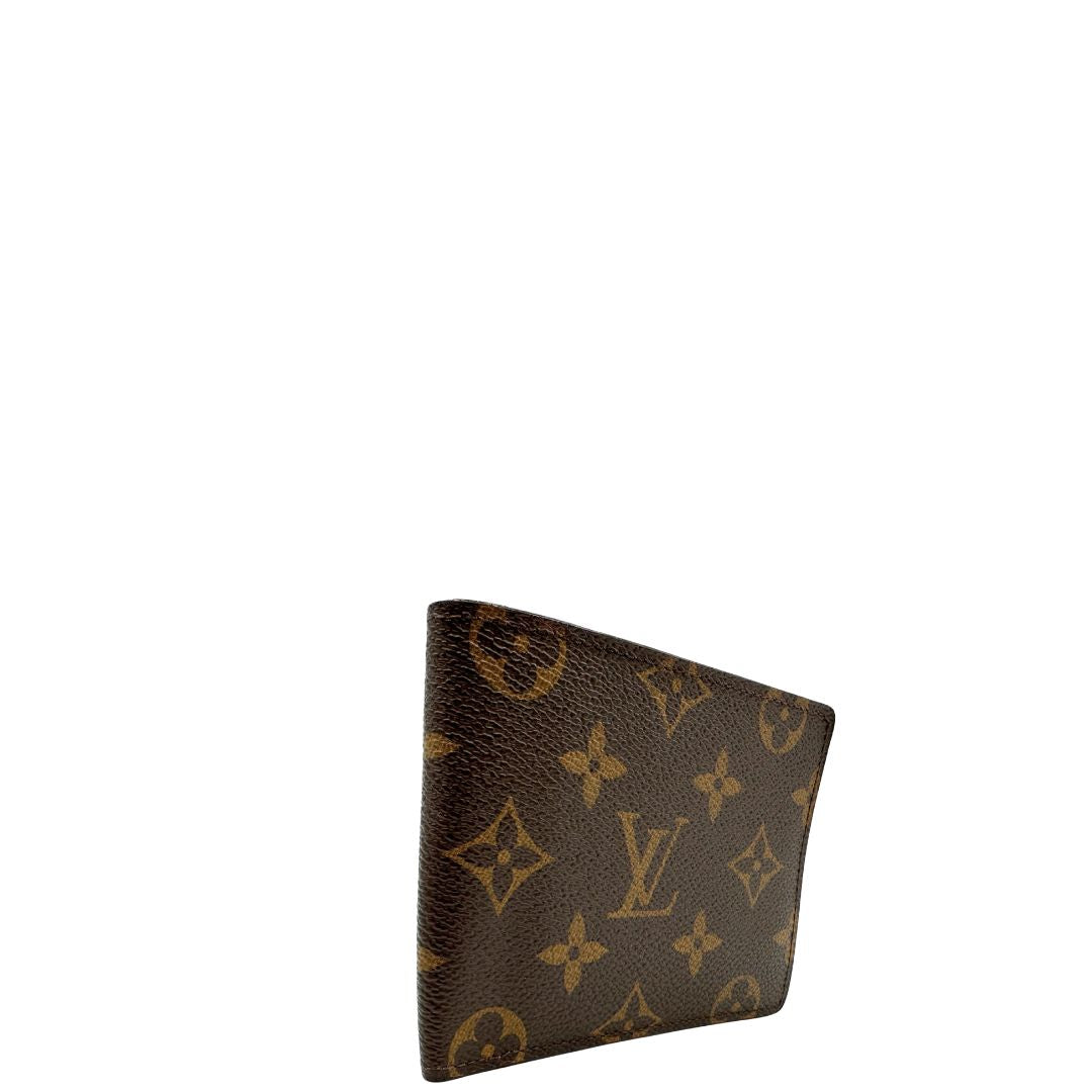Portafoglio LV in canvas marrone monogram, di lusso, originale, ottime condizioni, usata.