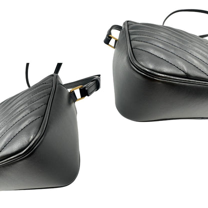 angoli  Borsa Saint Laurent, iconiche iniziali ysl al centro e impunture trapuntate a “y”, di lusso, originale, ottime condizioni, usata. 