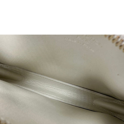interno Pochette LV Lexington in pelle vernis monogram color crema, di lusso, originale, ottime condizioni