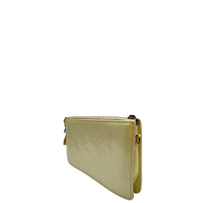 lato Pochette LV Lexington in pelle vernis monogram color crema, di lusso, originale, ottime condizioni 