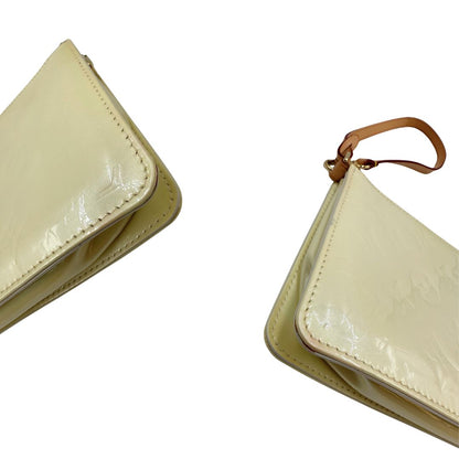 angoli Pochette LV Lexington in pelle vernis monogram color crema, di lusso, originale, ottime condizioni 