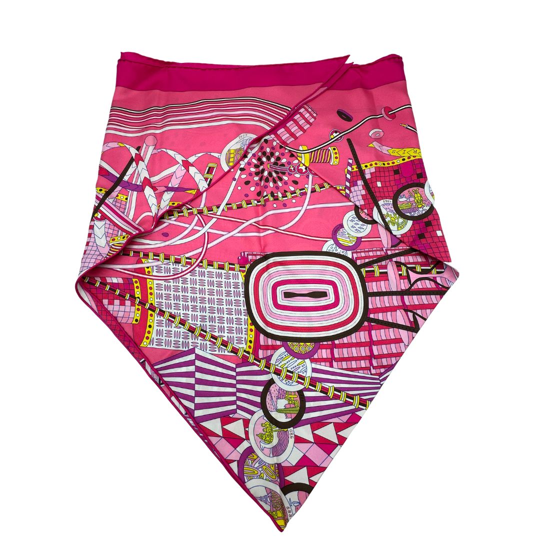 Foulard Hermès in 100 % seta, di lusso, originale, eccellenti condizioni, usato