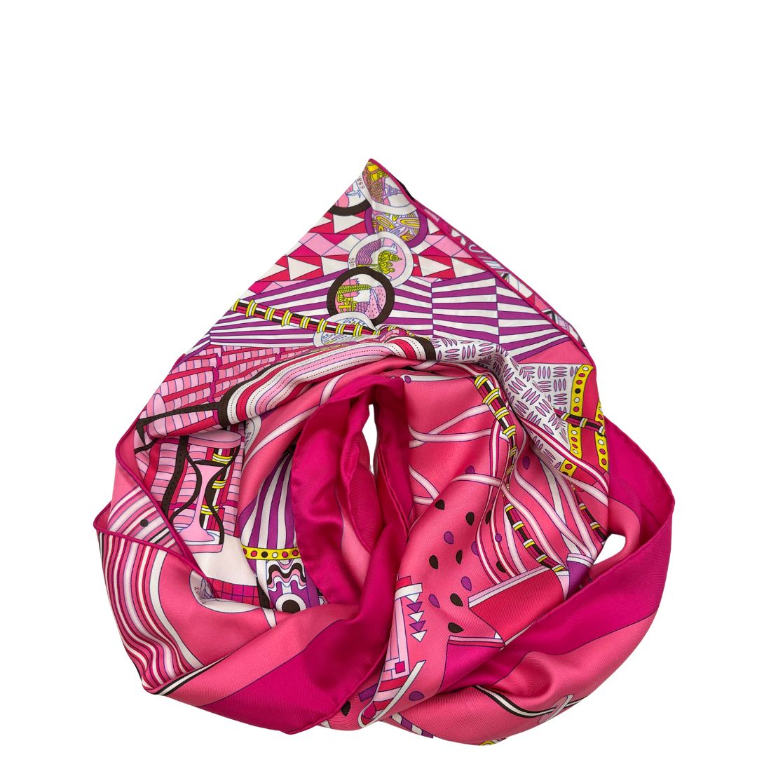 Foulard Hermès in 100 % seta, di lusso, originale, eccellenti condizioni, usato