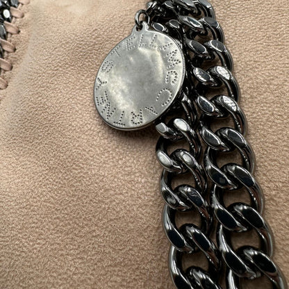  Borsa Falabella nella versione fold over tote color rosa cipria, di lusso, originale, ottime condizioni, usata