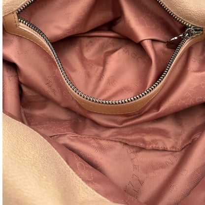  Borsa Falabella nella versione fold over tote color rosa cipria, di lusso, originale, ottime condizioni, usata