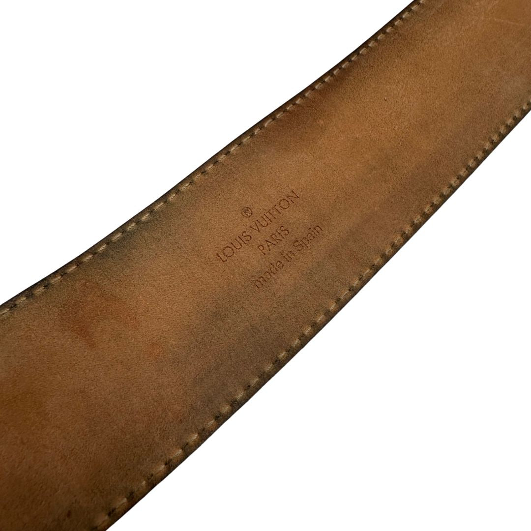  Cintura LV in canvas marrone monogram, di lusso, originale, ottime condizioni, usata.