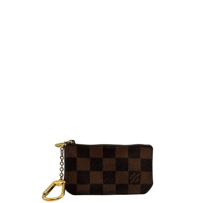 front Charm Louis Vuitton in canvas Damier Ébène, di lusso, originale, ottime condizioni, usata.