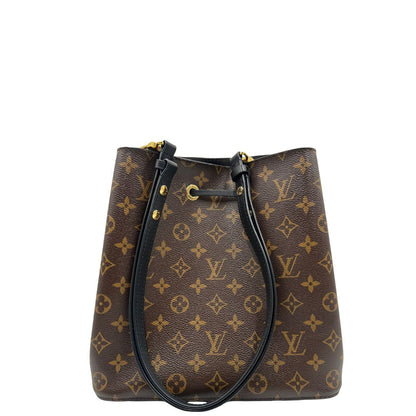 retro  Borsa LV in canvas monogrammato marrone e hardware dorato 