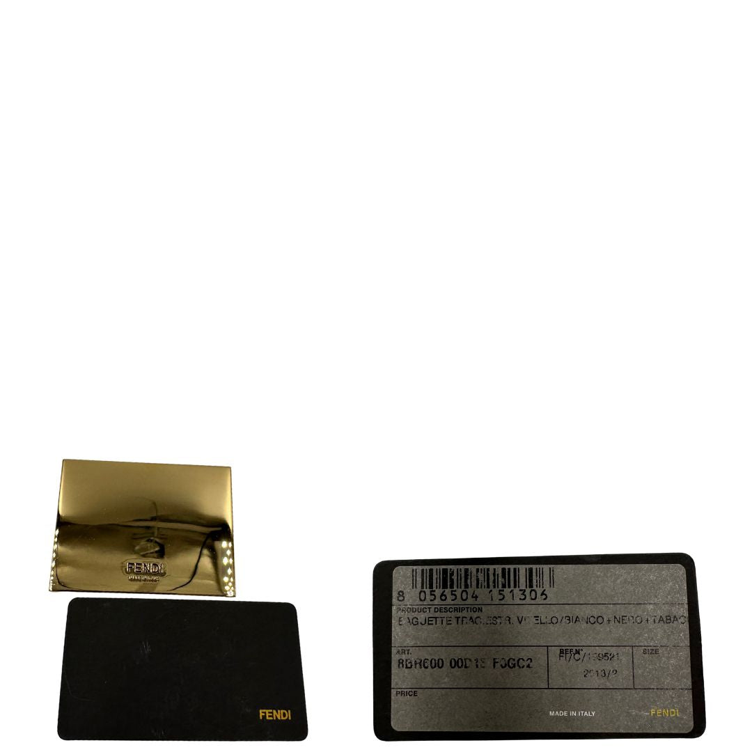 Borsa Fendi Baguette bianca