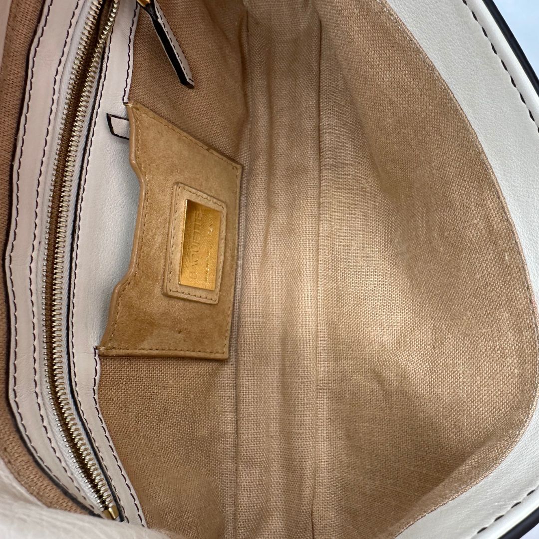 Borsa Fendi Baguette bianca