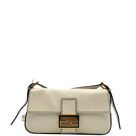Borsa Fendi Baguette bianca