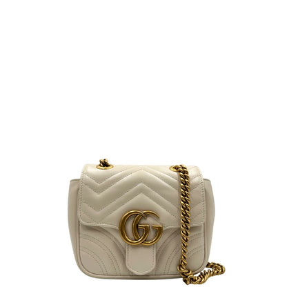 Borsa Gucci Marmont bianca