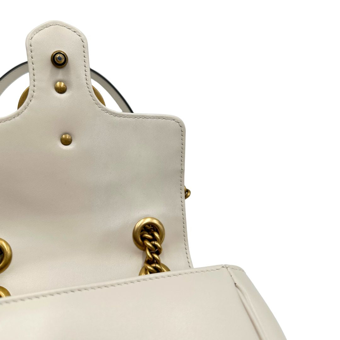 Borsa Gucci Marmont bianca