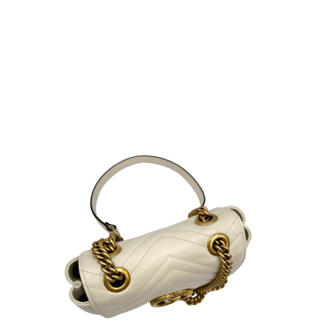 Borsa Gucci Marmont bianca