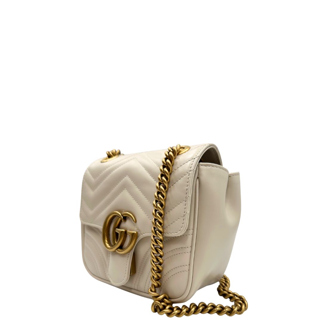 Borsa Gucci Marmont bianca