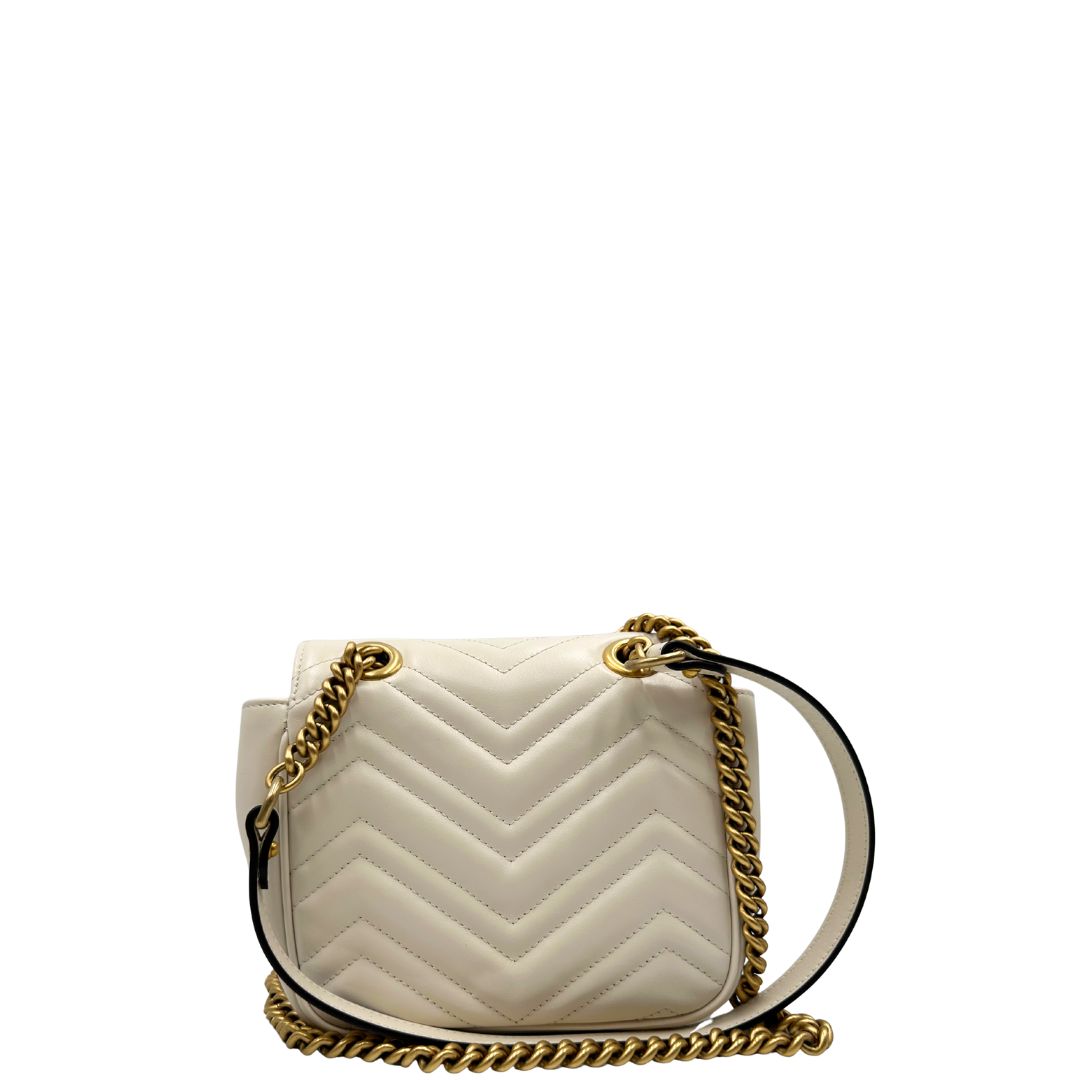 Borsa Gucci Marmont bianca