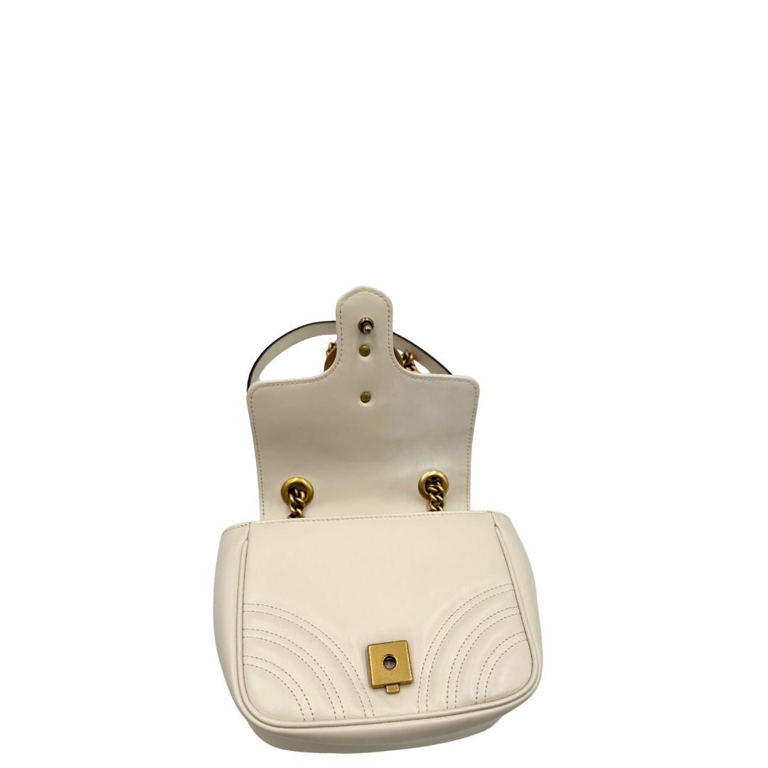 Borsa Gucci Marmont bianca