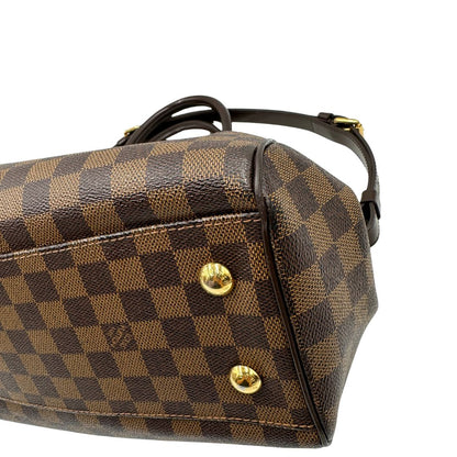 angolo  Borsa LV in canvas Damier Ébène nella versione MM, di lusso, originale, ottime condizioni 