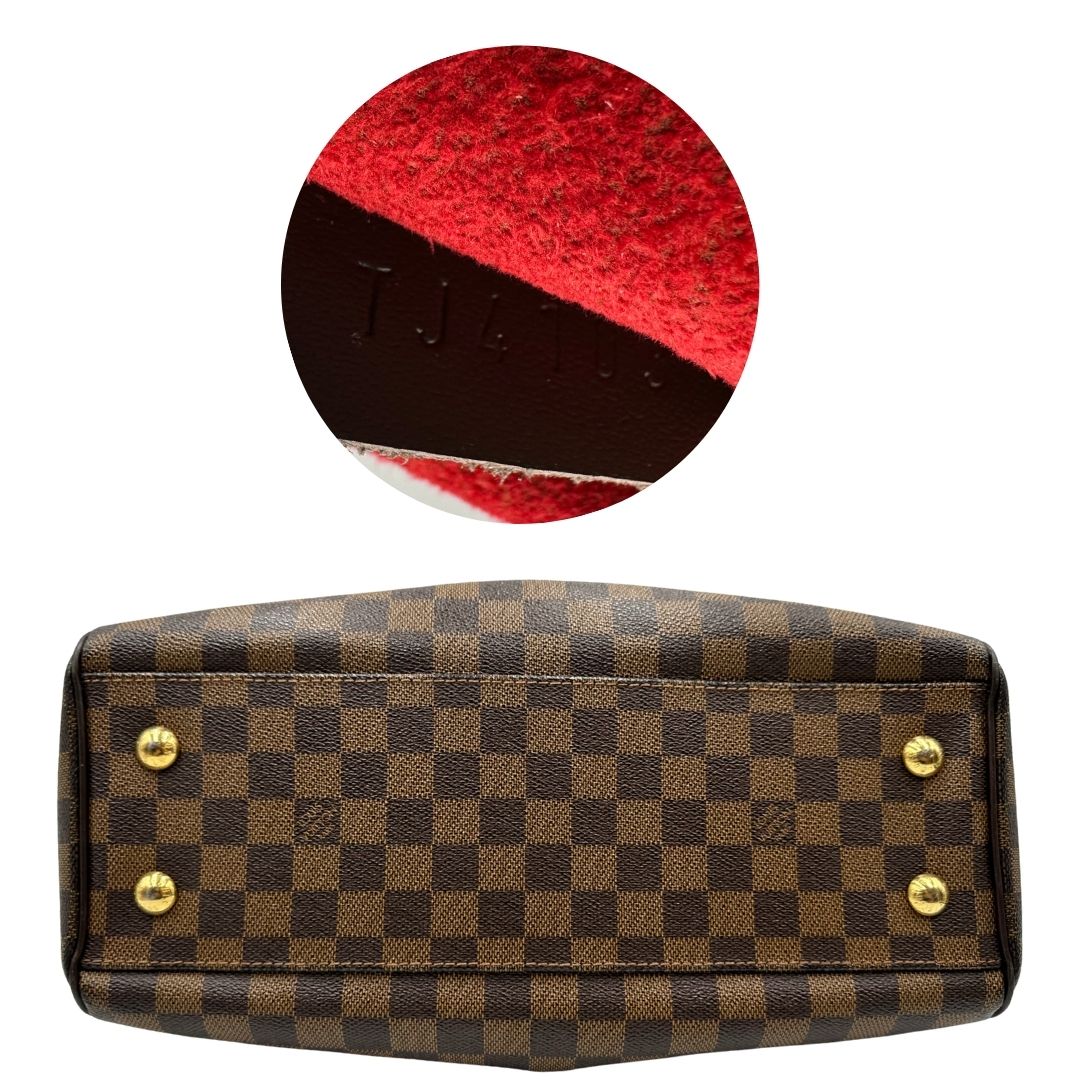 base  Borsa LV in canvas Damier Ébène nella versione MM, di lusso, originale, ottime condizioni 