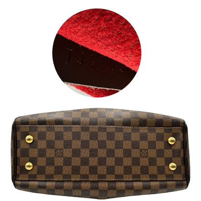 base  Borsa LV in canvas Damier Ébène nella versione MM, di lusso, originale, ottime condizioni 