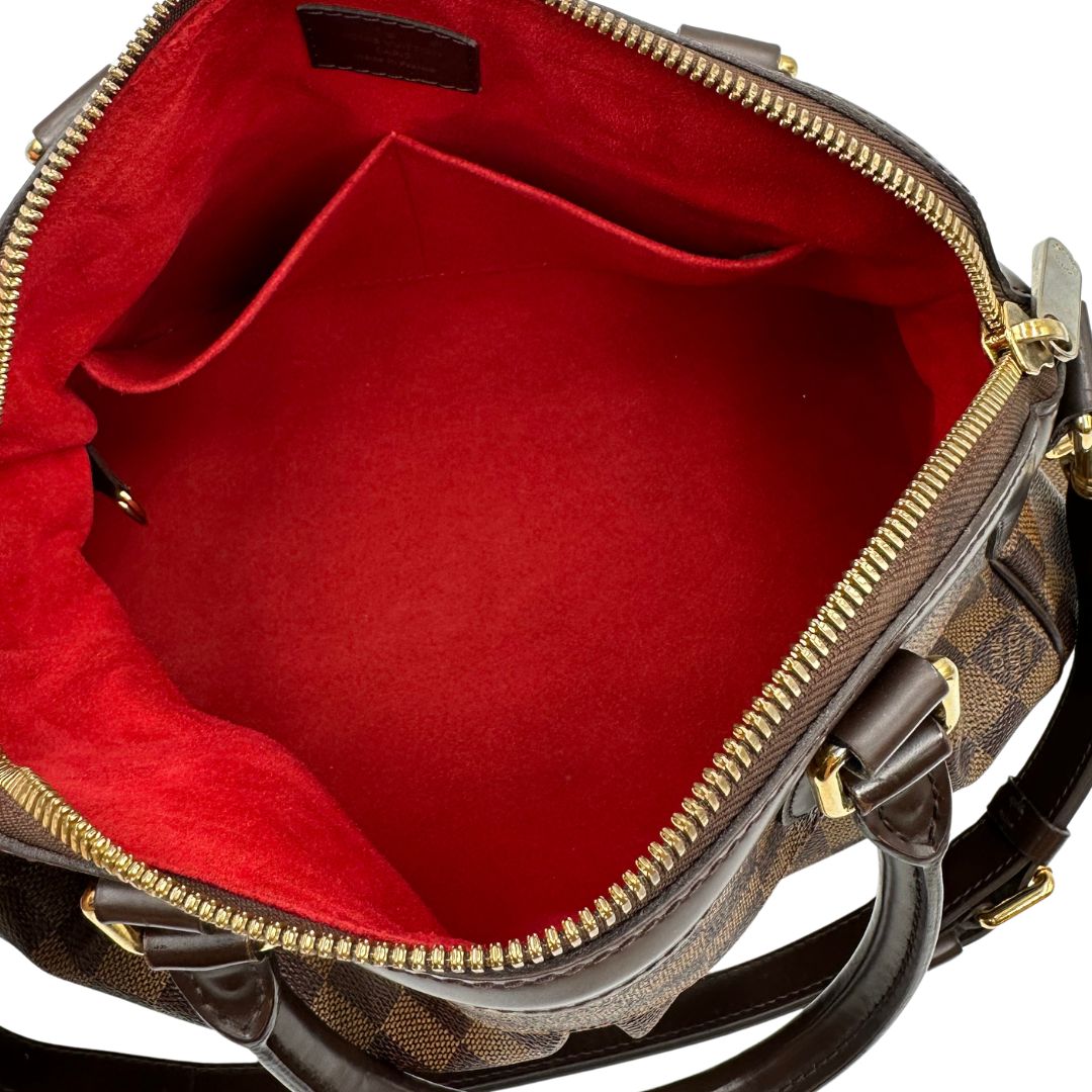 interno  Borsa LV in canvas Damier Ébène nella versione MM, di lusso, originale, ottime condizioni