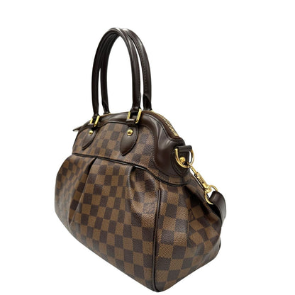 lato  Borsa LV in canvas Damier Ébène nella versione MM, di lusso, originale, ottime condizioni 