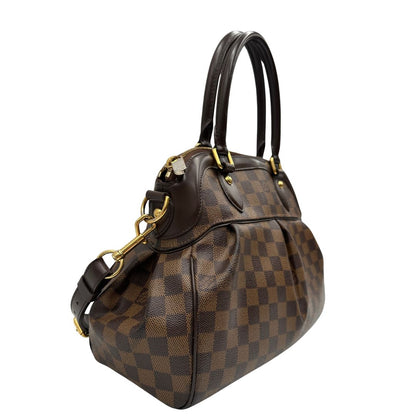 lato  Borsa LV in canvas Damier Ébène nella versione MM, di lusso, originale, ottime condizioni 