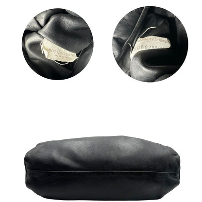  Borsa Bottega Veneta Hobo in morbida pelle nera, di lusso, originale, ottime condizioni, usata