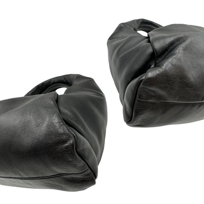  Borsa Bottega Veneta Hobo in morbida pelle nera, di lusso, originale, ottime condizioni, usata