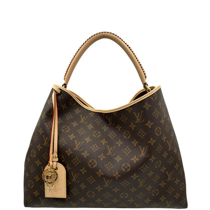 front Borsa Louis Vuitton in canvas marrone monogram, di lusso, originale, eccellenti condizioni, usata 