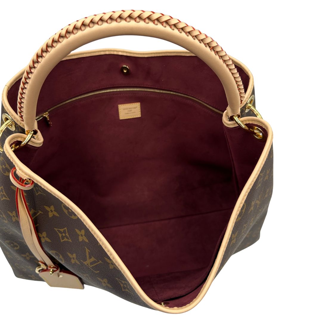 Borsa Louis Vuitton in canvas marrone monogram, di lusso, originale, eccellenti condizioni, usata