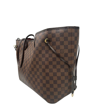 lato Neverfull LV Damier Ébène nella versione GM, di lusso, originale, ottime condizioni 