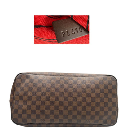 base Neverfull LV Damier Ébène nella versione GM, di lusso, originale, ottime condizioni 