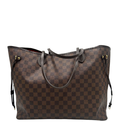 retro Neverfull LV Damier Ébène nella versione GM, di lusso, originale, ottime condizioni 
