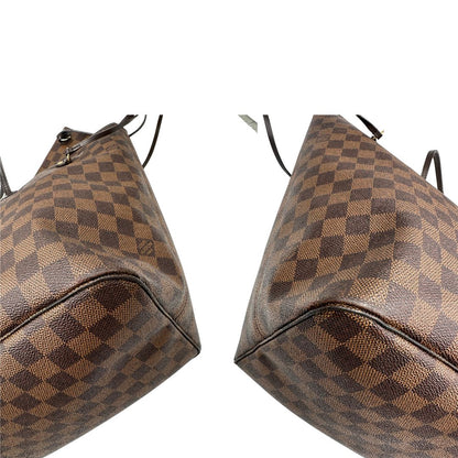 angoli Neverfull LV Damier Ébène nella versione GM, di lusso, originale, ottime condizioni 