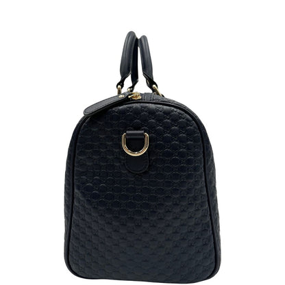 Bauletto Gucci Boston microguccissima blu