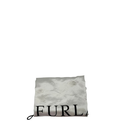 dustbag Borsa Furla in pelle martellata verde e hardware dorato.&nbsp; 