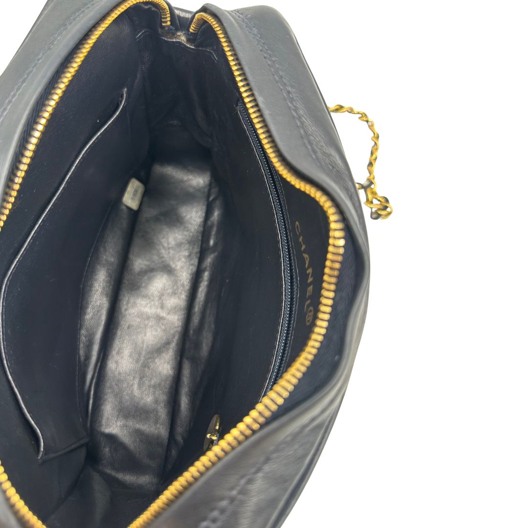 Borsa Chanel CC blu notte