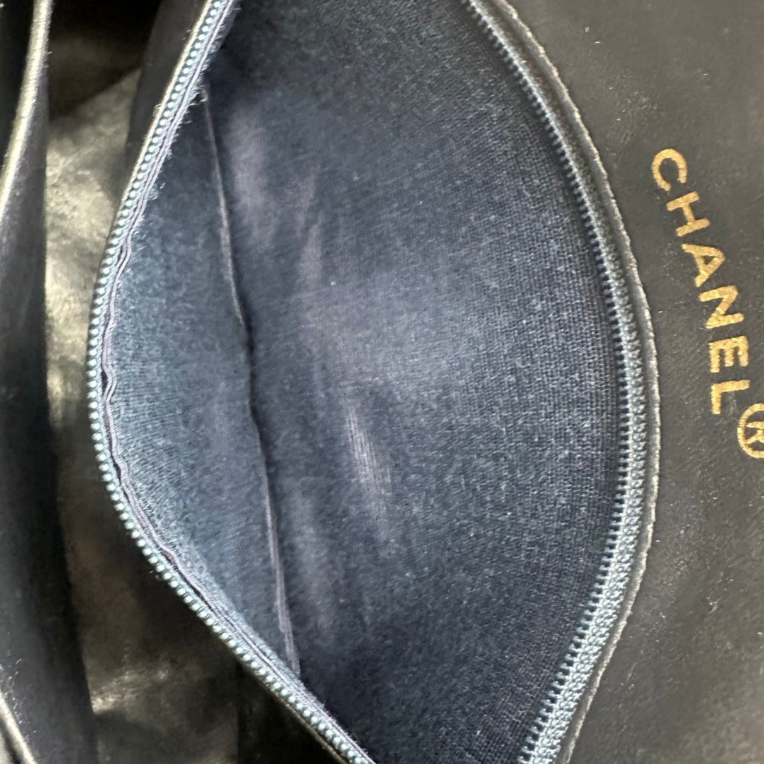 Borsa Chanel CC blu notte