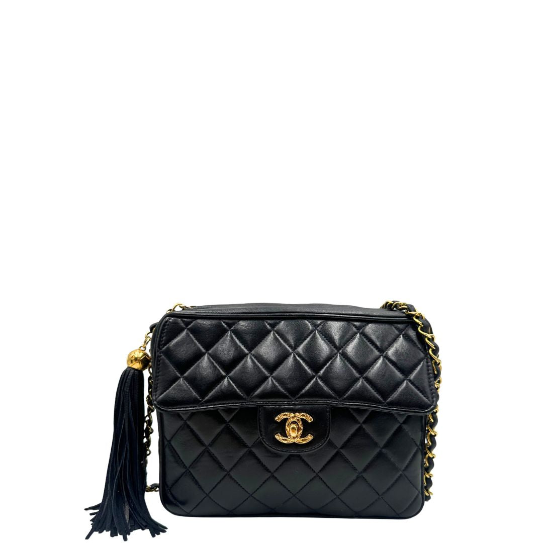 Borsa Chanel CC blu notte