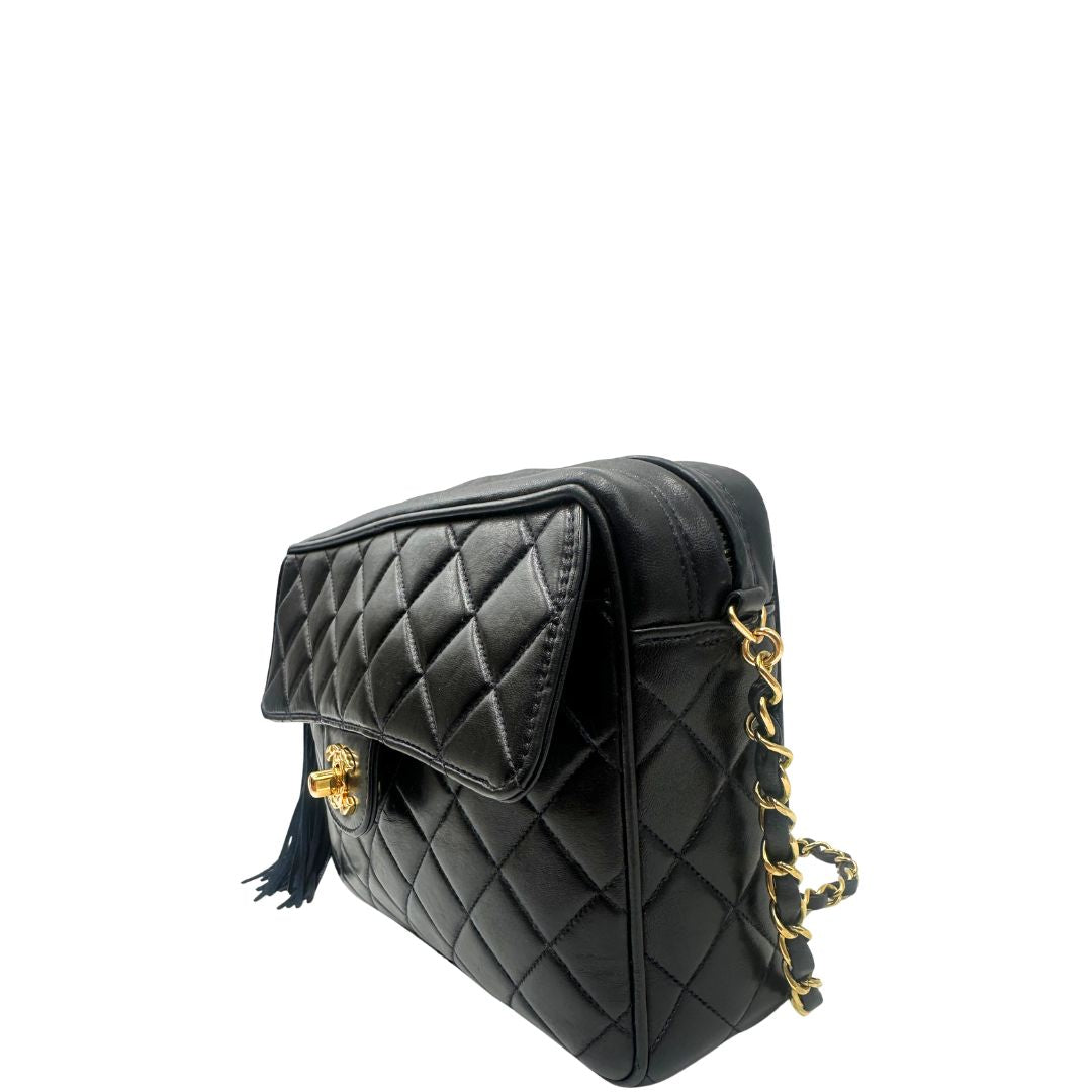 Borsa Chanel CC blu notte