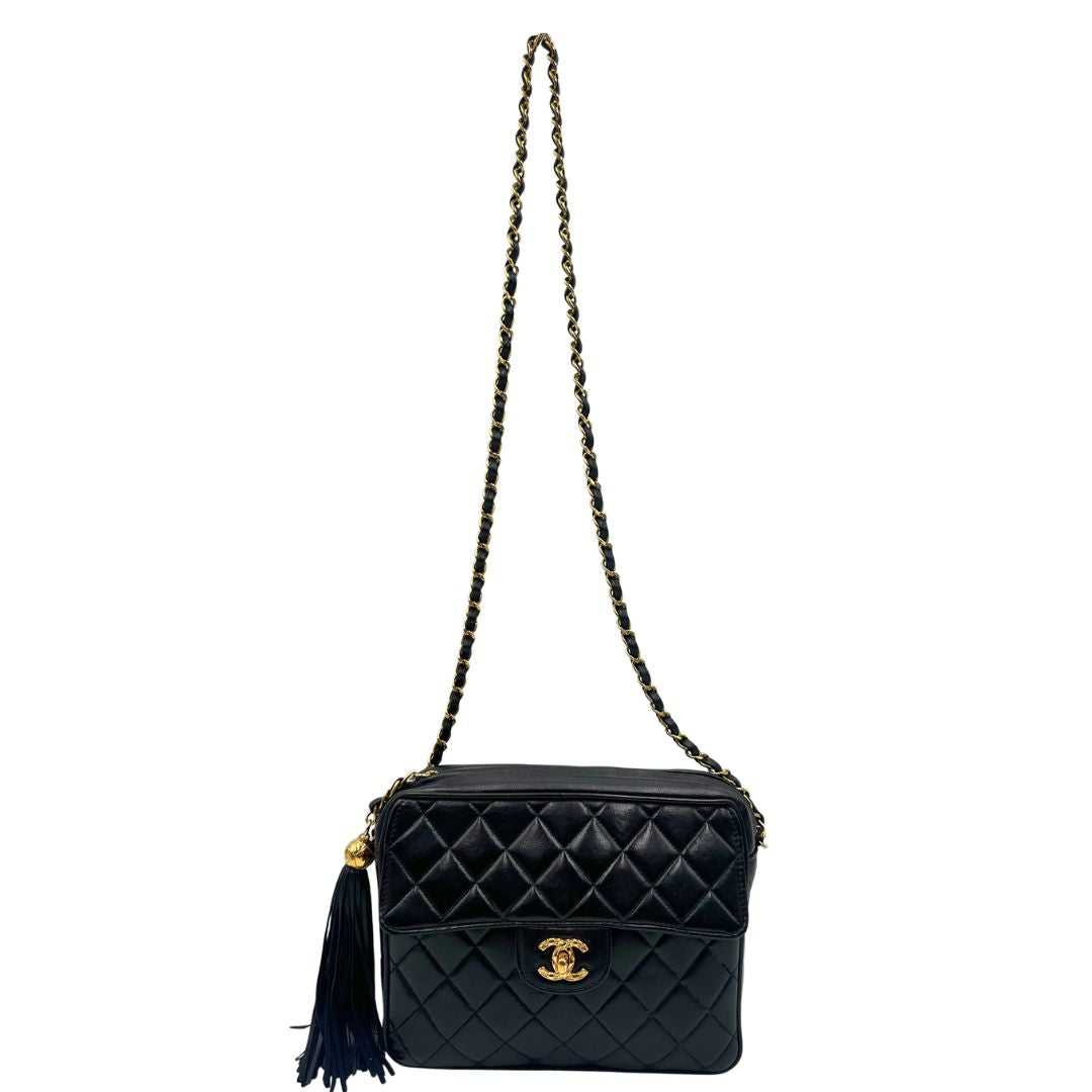 Borsa Chanel CC blu notte