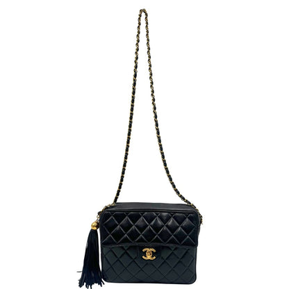 Borsa Chanel CC blu notte