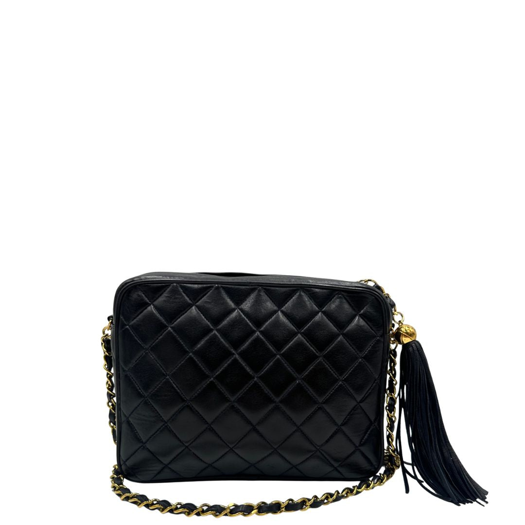 Borsa Chanel CC blu notte