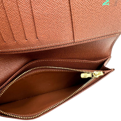 Portadocumenti Louis Vuitton in canvas marrone monogram, di lusso, originale, ottime condizioni