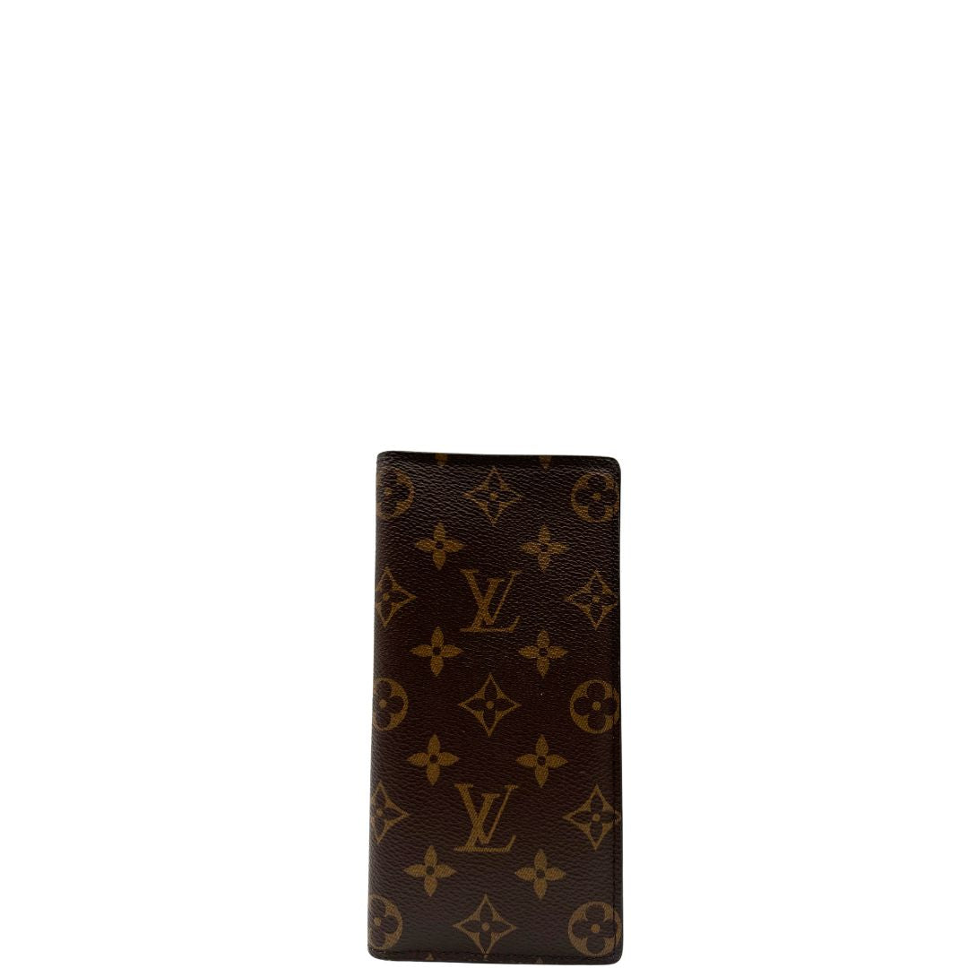 Portadocumenti Louis Vuitton in canvas marrone monogram, di lusso, originale, ottime condizioni