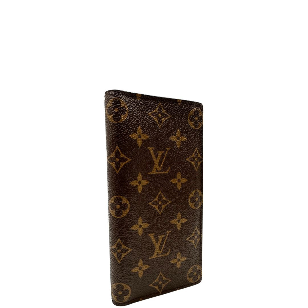 Portadocumenti Louis Vuitton in canvas marrone monogram, di lusso, originale, ottime condizioni