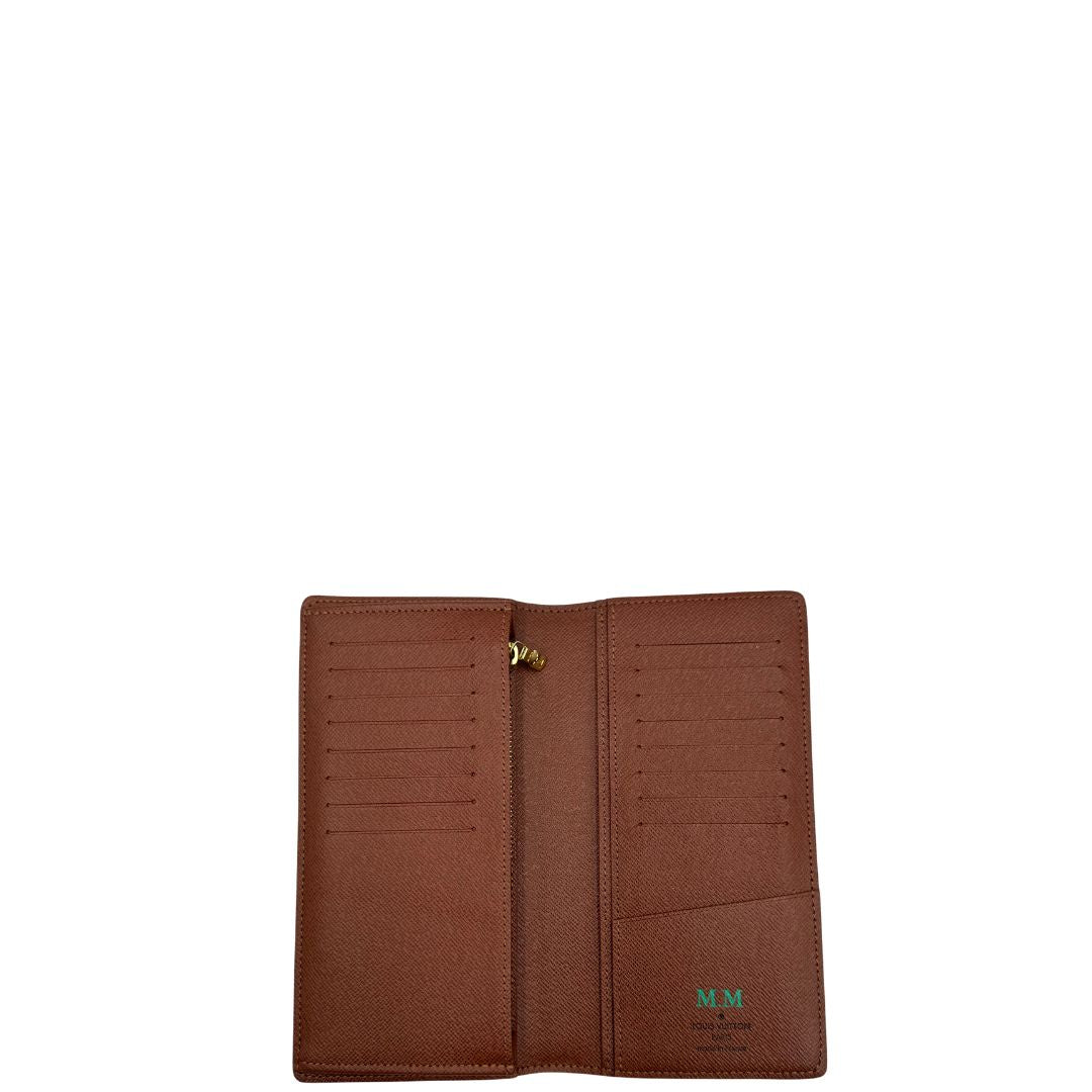 Portadocumenti Louis Vuitton in canvas marrone monogram, di lusso, originale, ottime condizioni